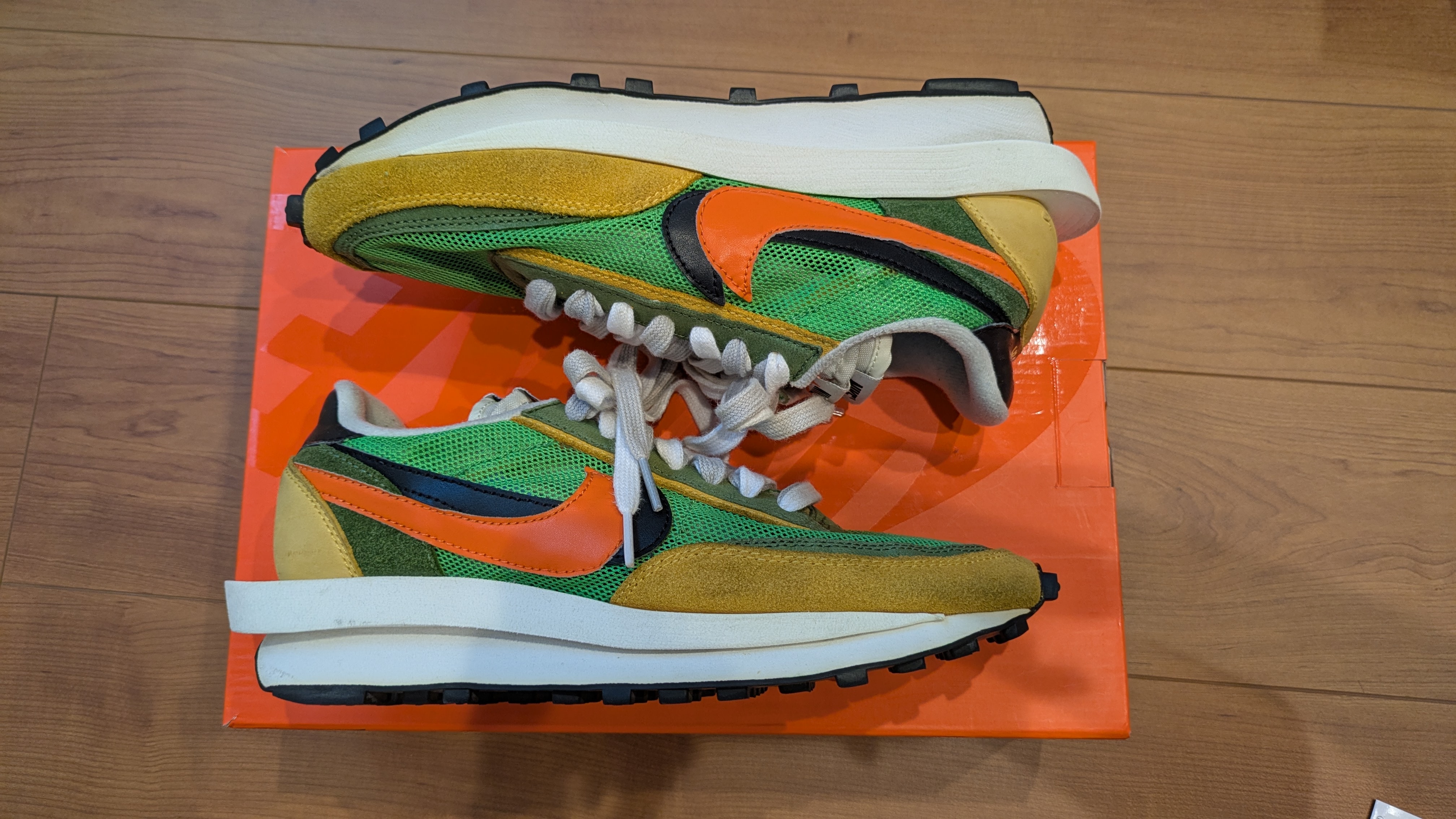 sacai × Nike LDV Waffle "Green"