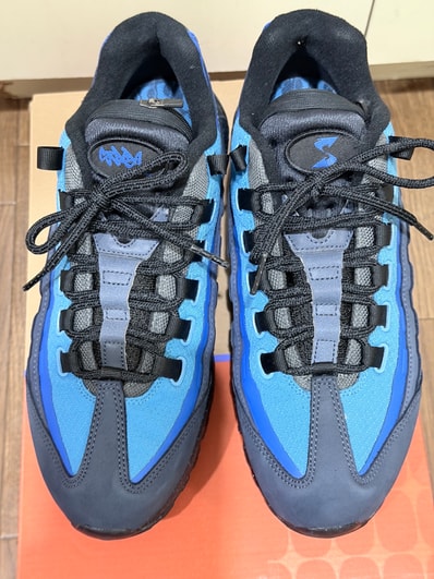 Stash × Nike Air Max 95 "Black and Harbor Blue" (2024)