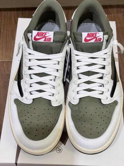 Travis Scott × Nike Air Jordan 1 Low OG SP "Reverse Olive"