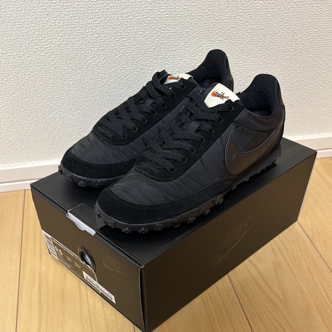 BLACK COMME des GARCONS × Nike Waffle Racer '17 "Black/White"