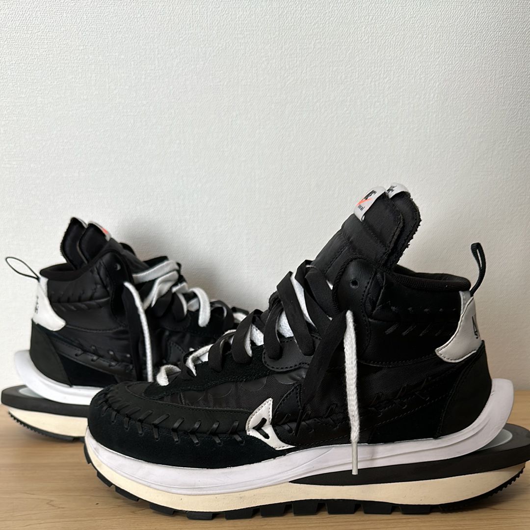Jean-Paul Gaultier × sacai × Nike Vapor Waffle "Black/Black-White"