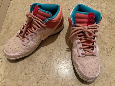 Social Status × Nike Dunk Mid "Strawberry Milk"