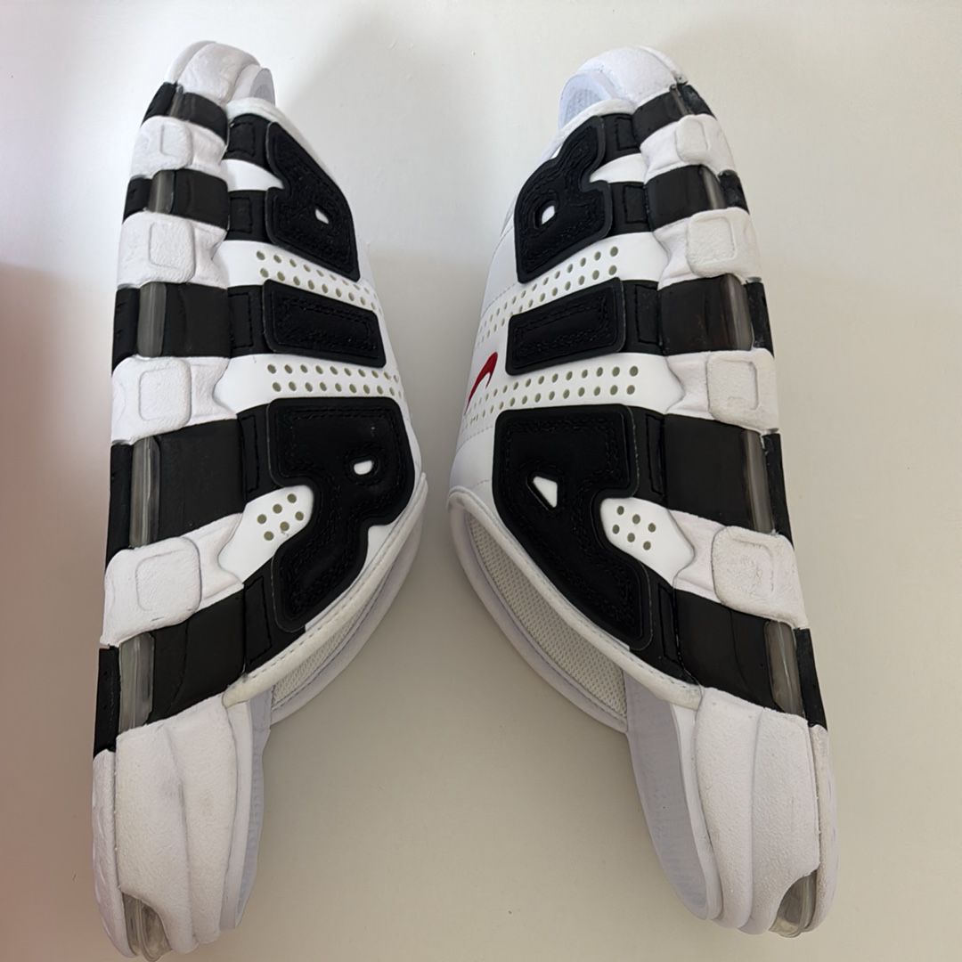 Nike Air More Uptempo Slide "White and Black"