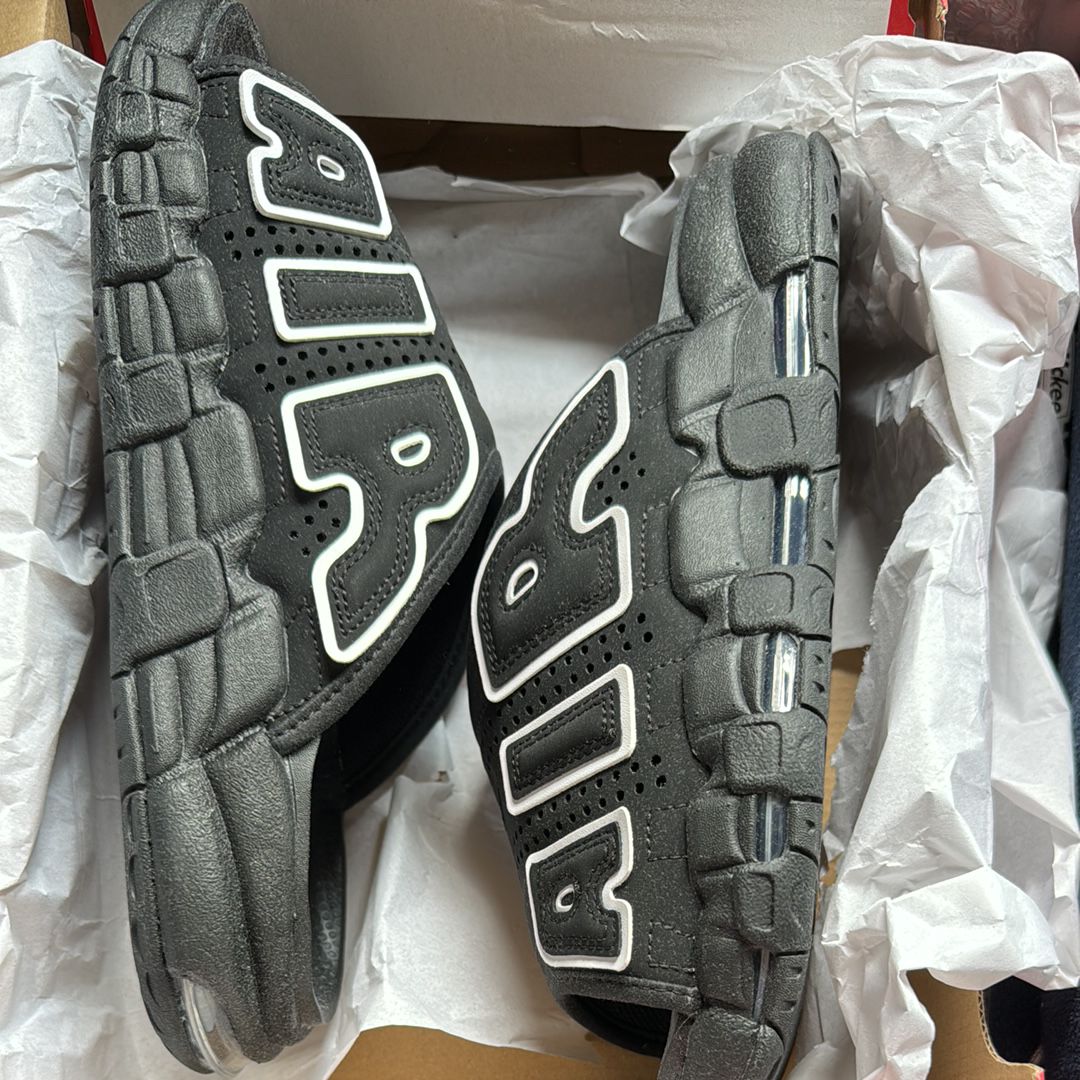 Nike Air More Uptempo Slide "Black" (DV2132-001/DV2137-001)