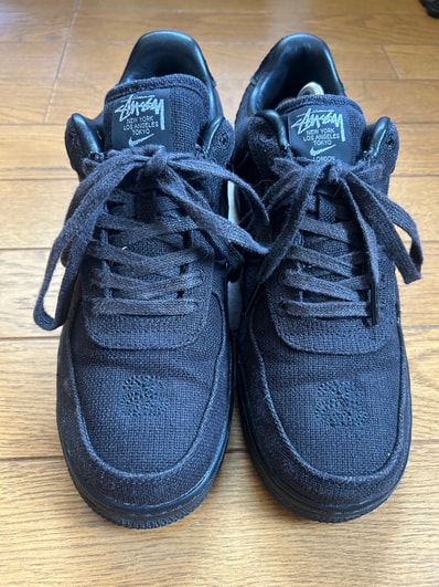 Stussy × Nike Air Force 1 Low "Triple Black"