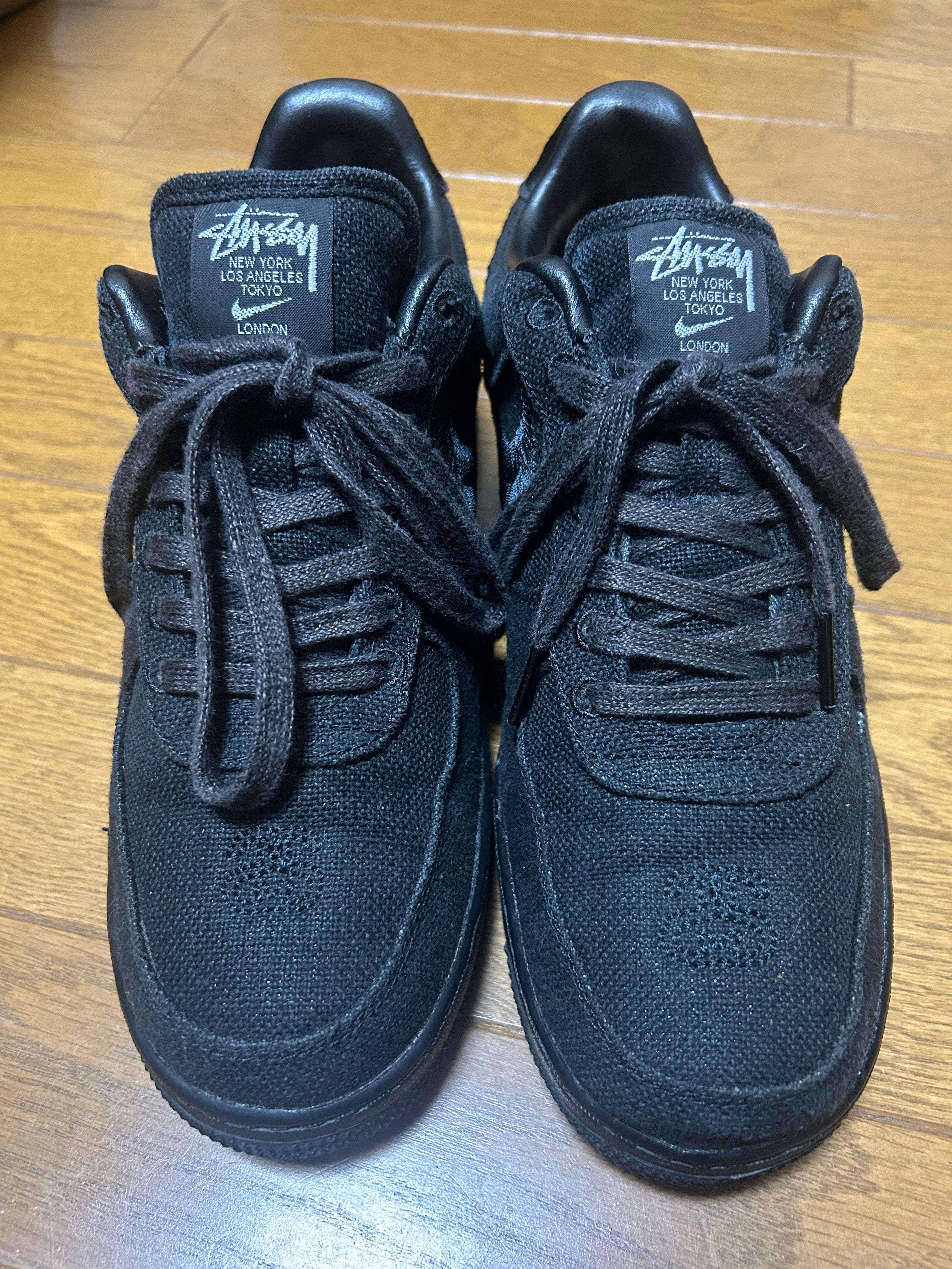 Stussy × Nike Air Force 1 Low "Triple Black"