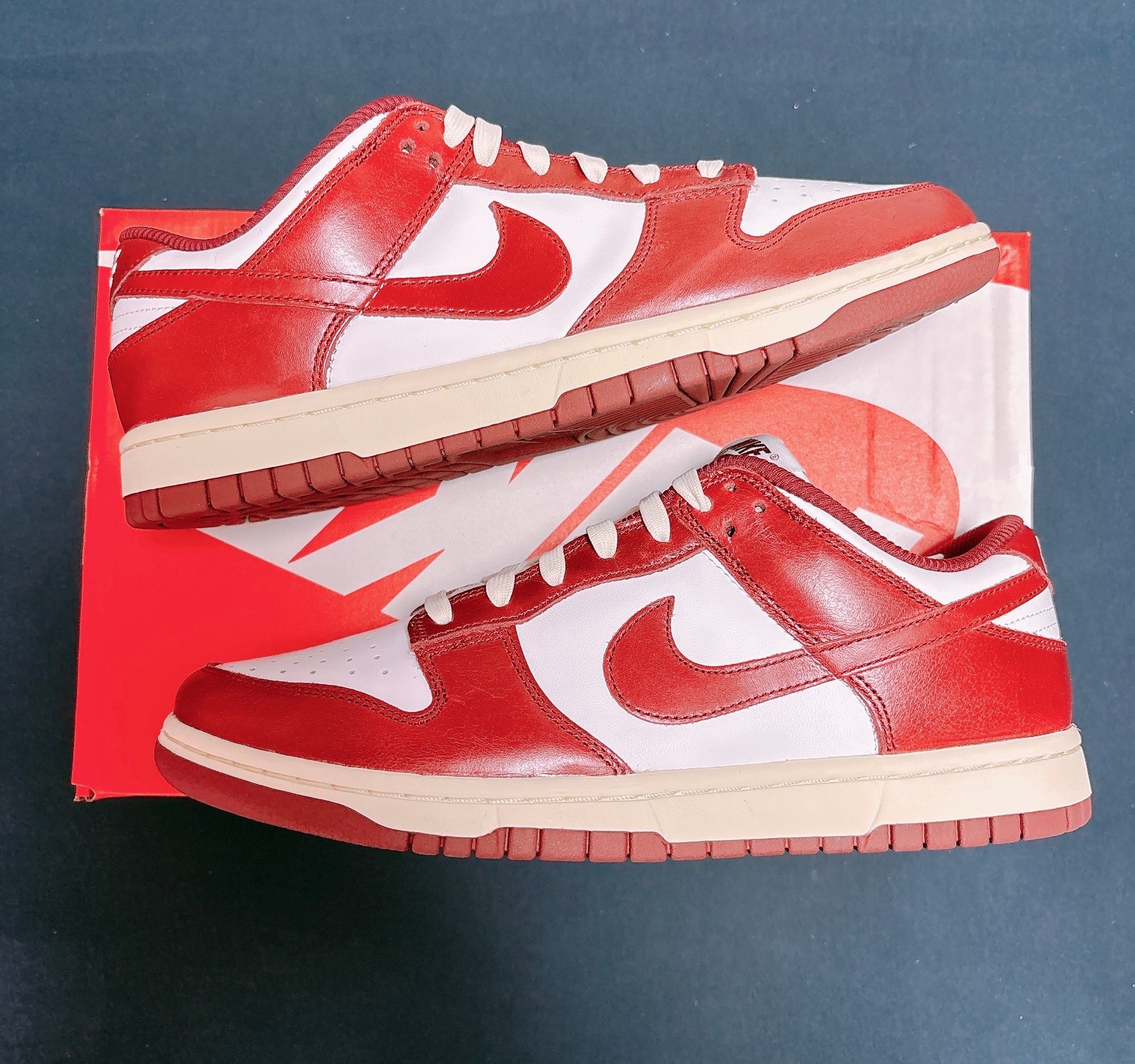 Nike Women's Dunk Low PRM "Team Red and White"
