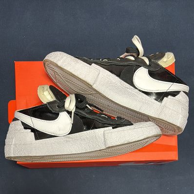 sacai × Nike Blazer Low "Black Patent Leather"