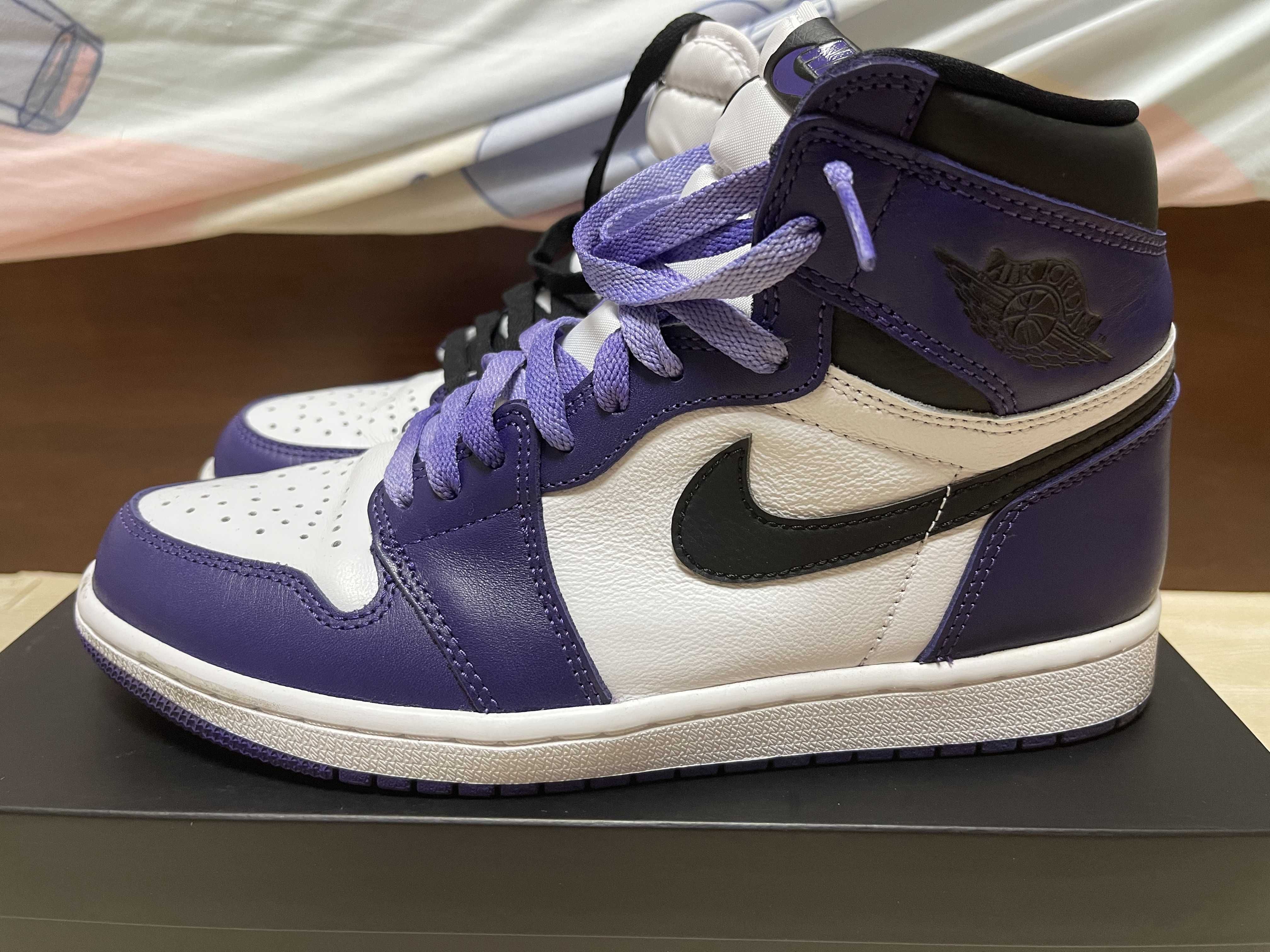 Nike Air Jordan 1 Retro High OG "Court Purple White/Black" (2020)   