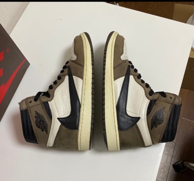 Travis Scott × Nike Air Jordan 1 Retro High OG TS SP "Sail/Dark Mocha"