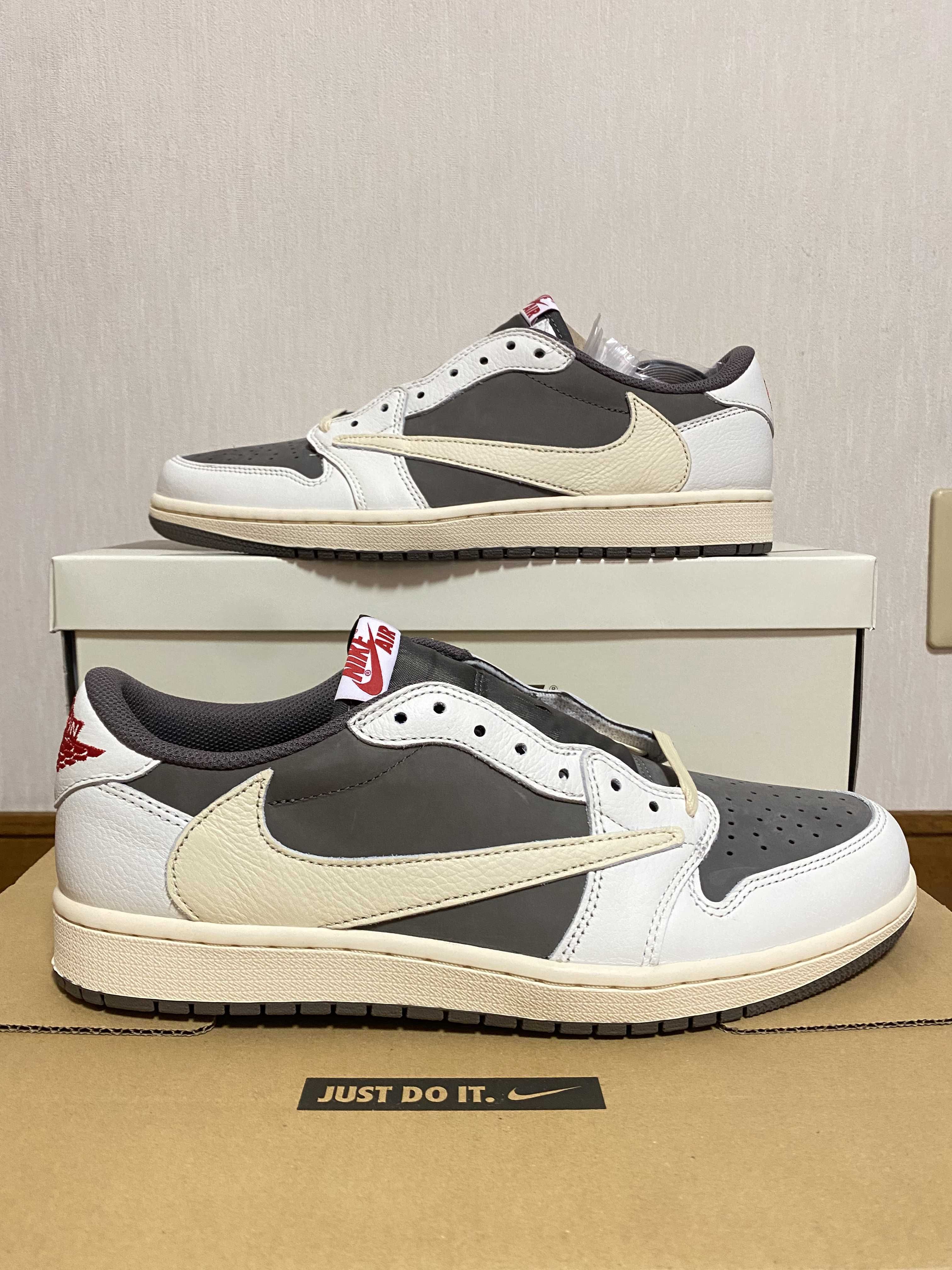 Travis Scott × Nike Air Jordan 1 Low OG SP "Reverse Mocha/Sail and Ridgerock"