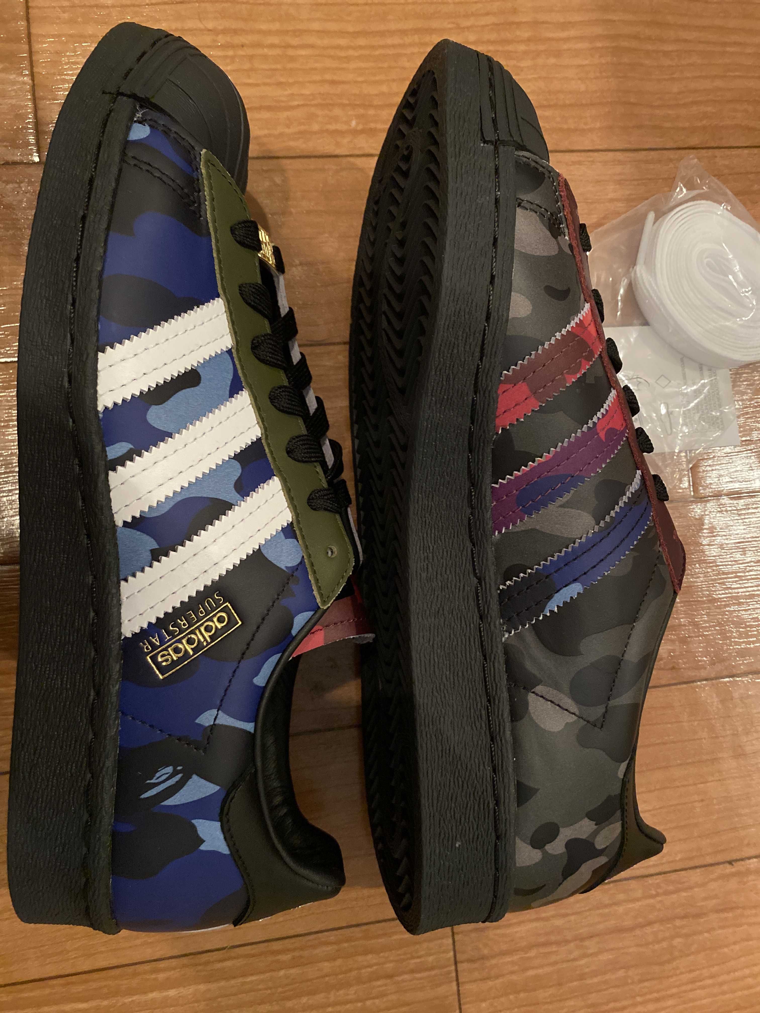 A BATHING APE × adidas Superstar 80s "Multi"