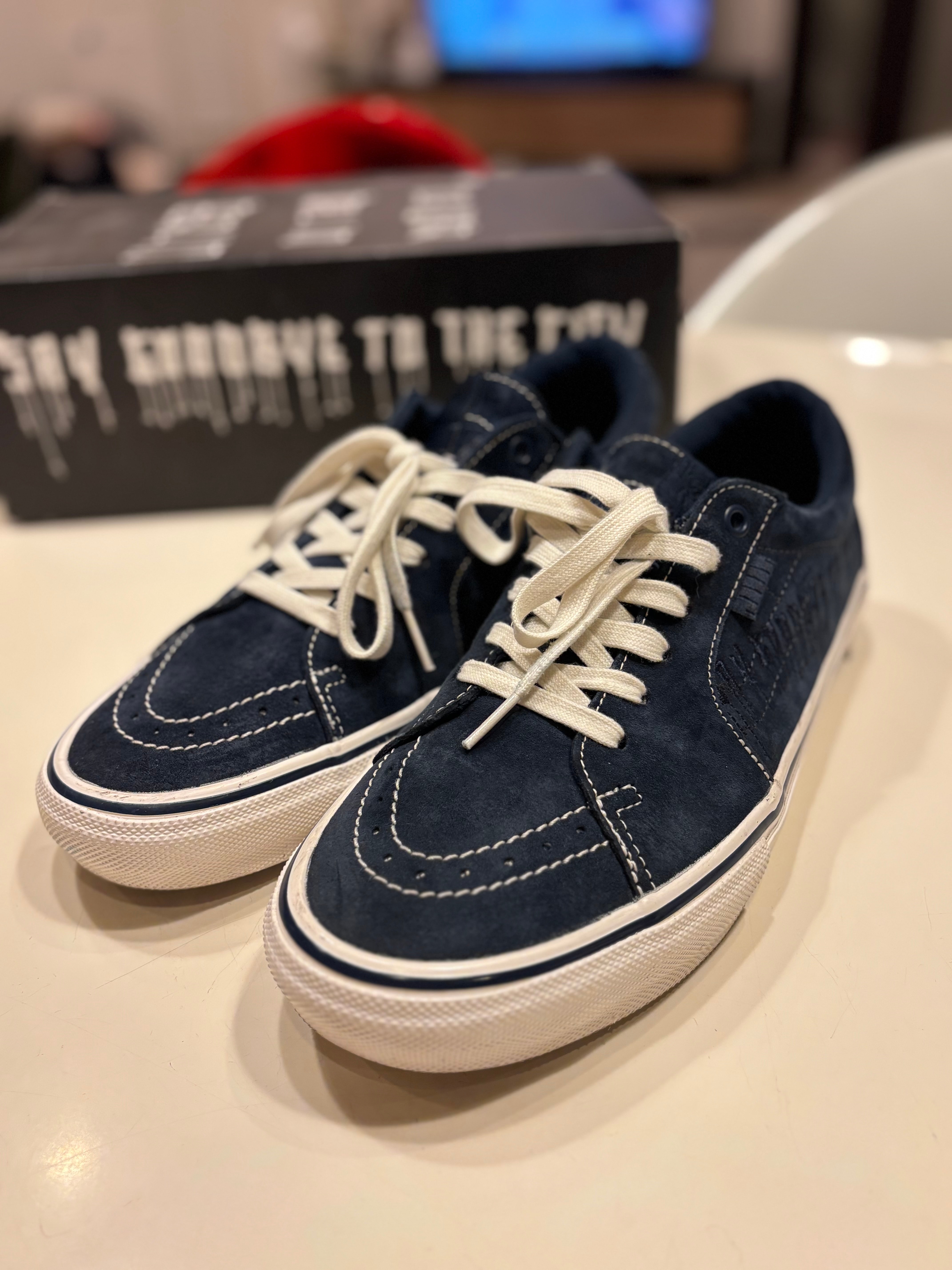 CIVILIST × VANS SK8 LOW "NAVY/ SNOW"