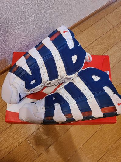 NIKE AIR MORE UPTEMPO 96 "WHITE/DEEP ROYAL BLUE"