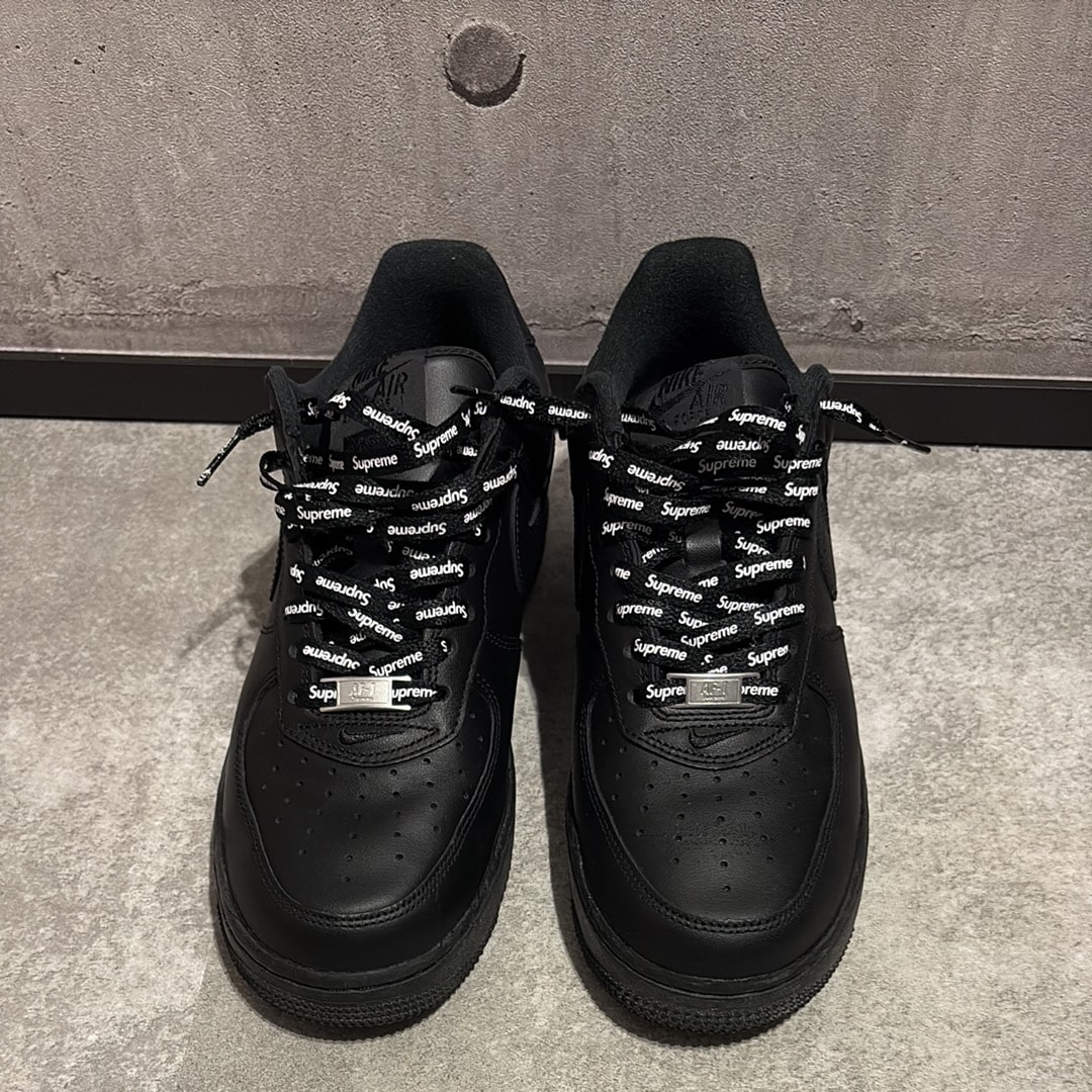 Supreme × Nike Air Force 1 Low "Black"
