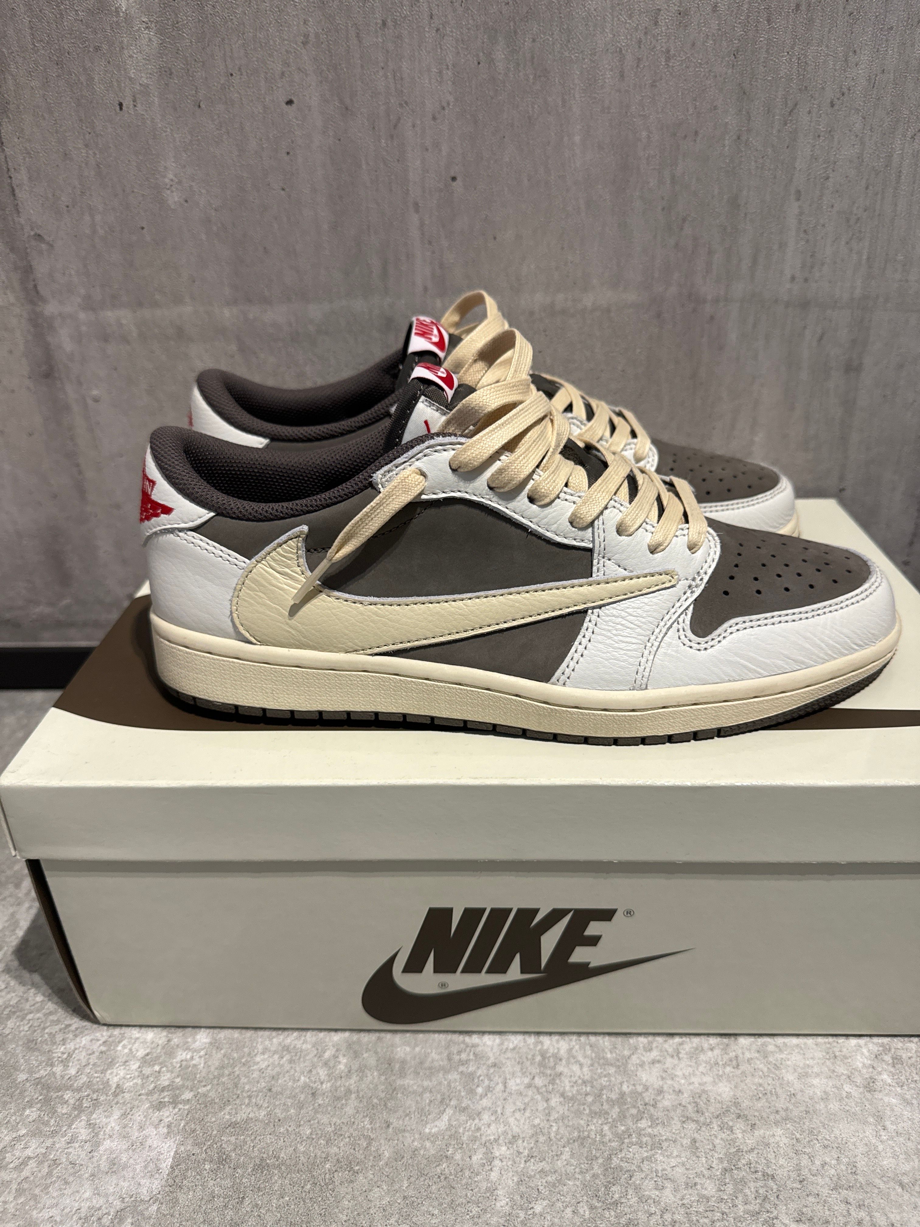 Travis Scott × Nike Air Jordan 1 Low OG SP "Reverse Mocha/Sail and Ridgerock"