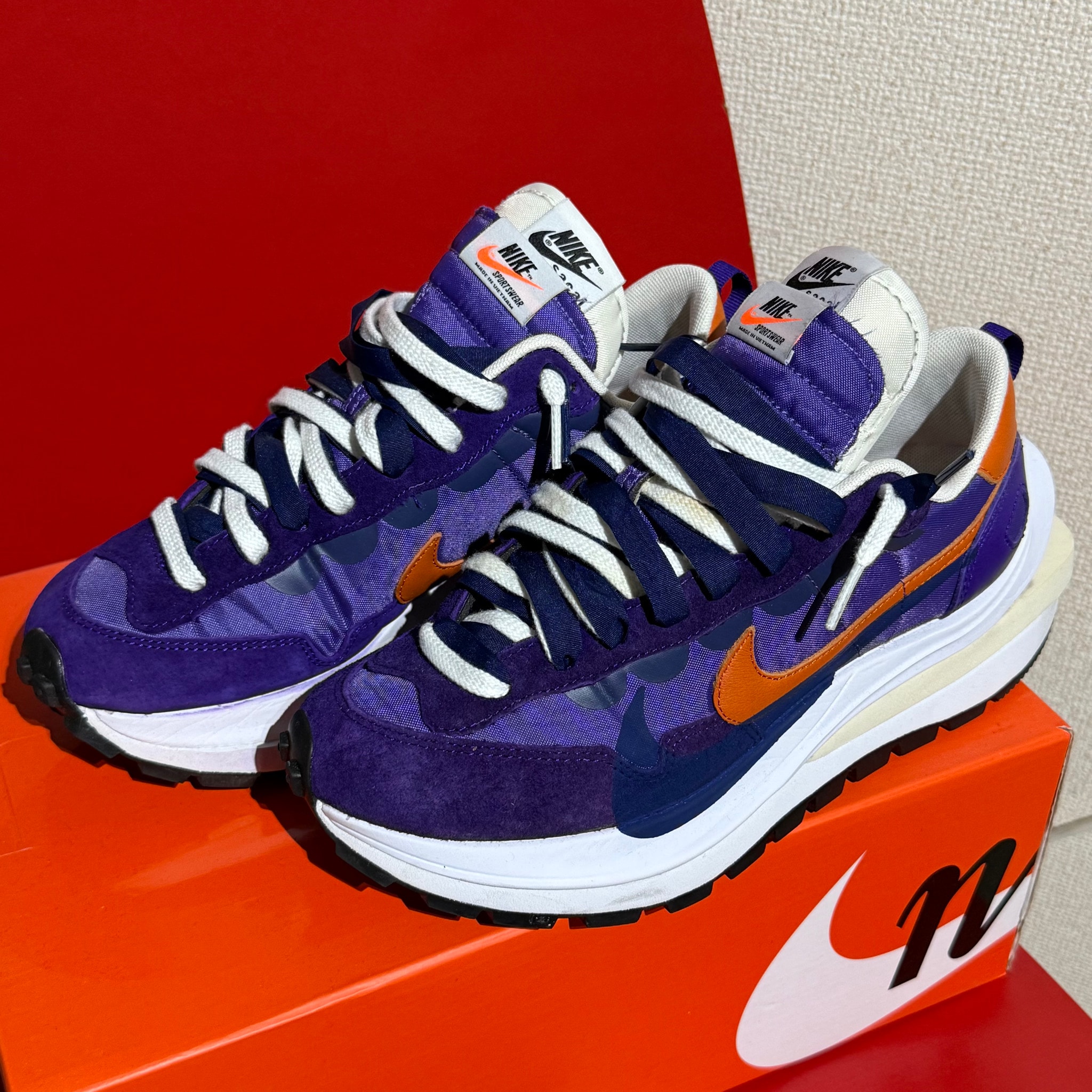 sacai × Nike Vapor Waffle "Dark Iris"