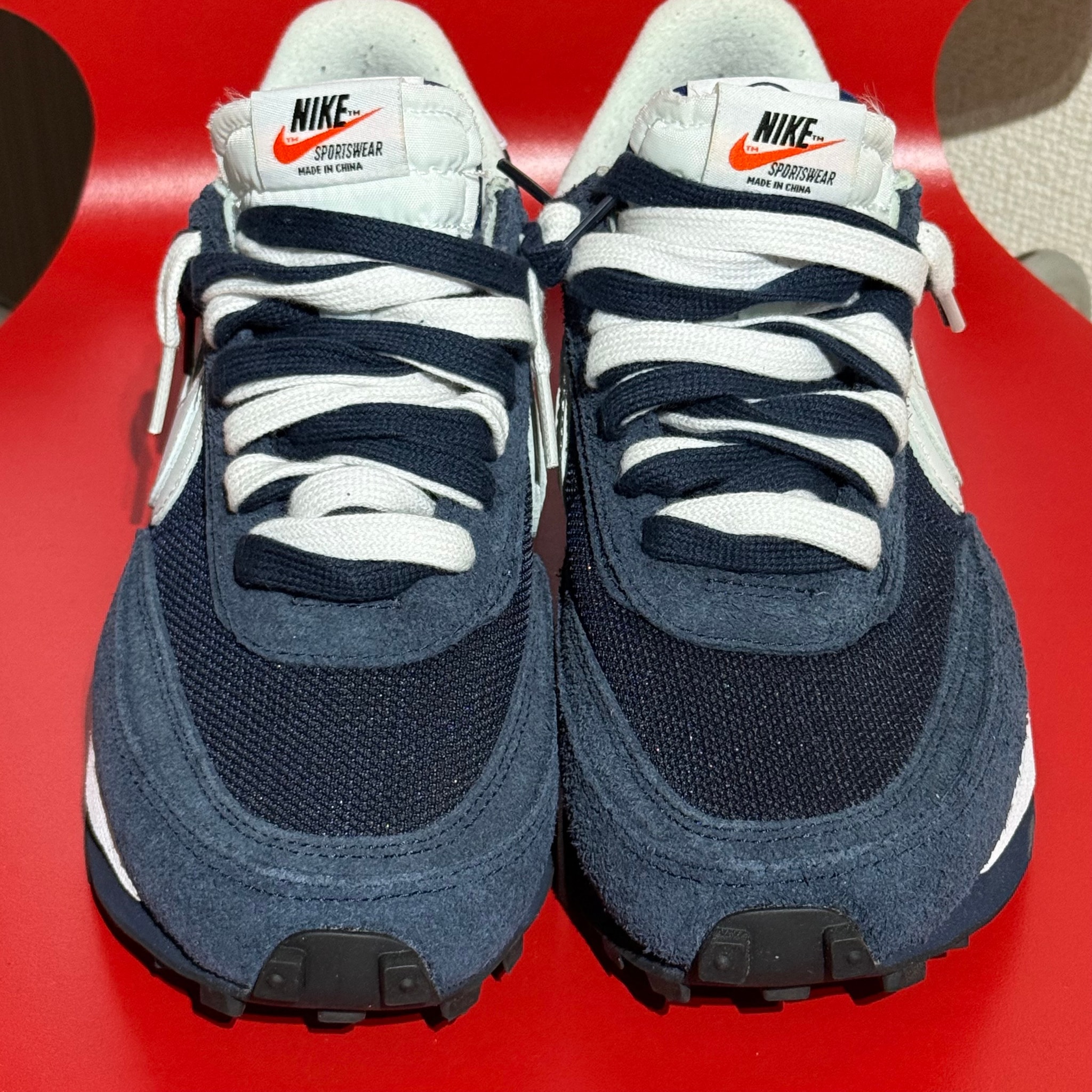 fragment design × sacai × Nike LD Waffle "Blackended Blue"