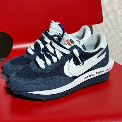 fragment design × sacai × Nike LD Waffle "Blackended Blue"