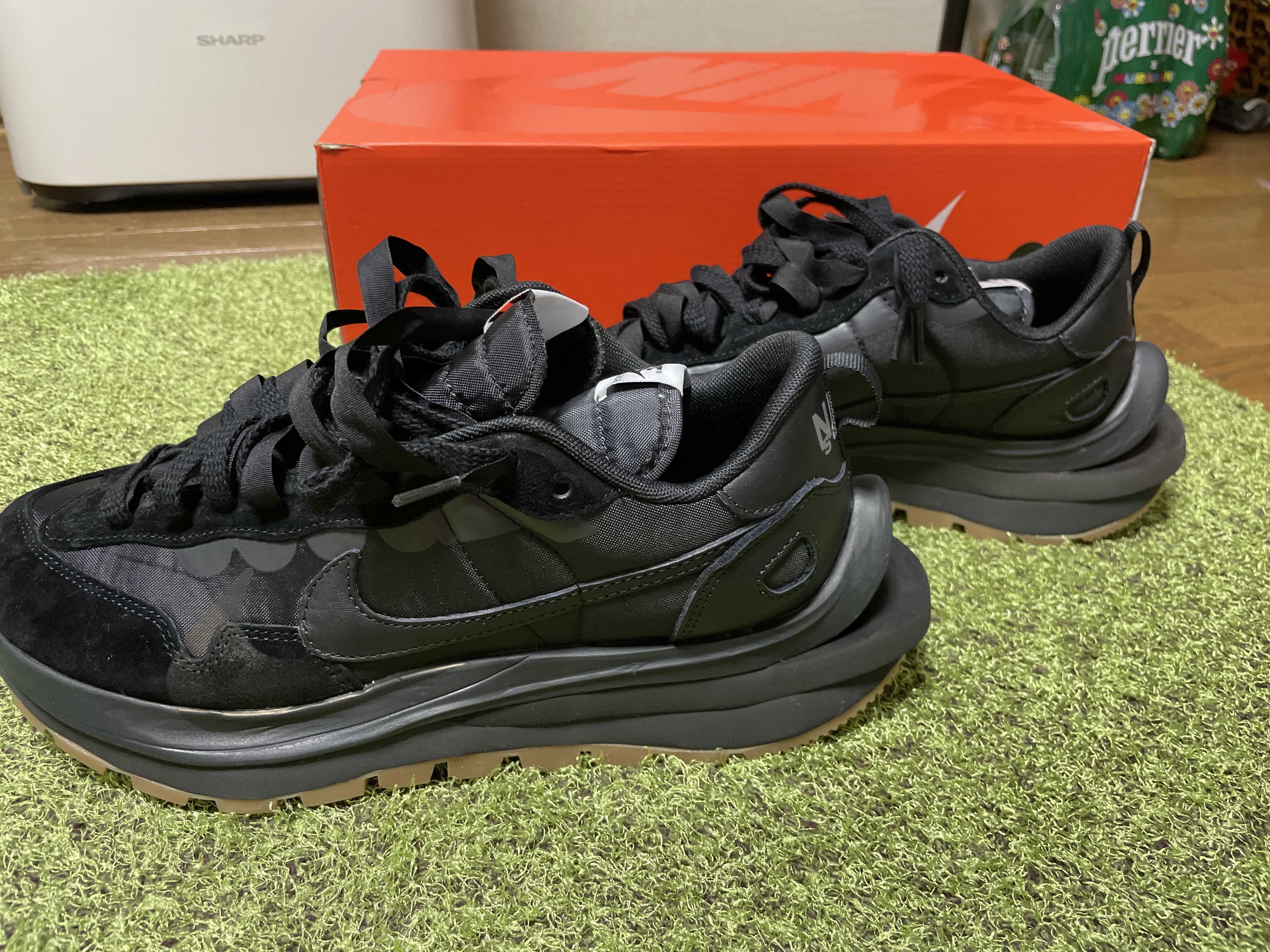 sacai × Nike VaporWaffle "Black Gum"