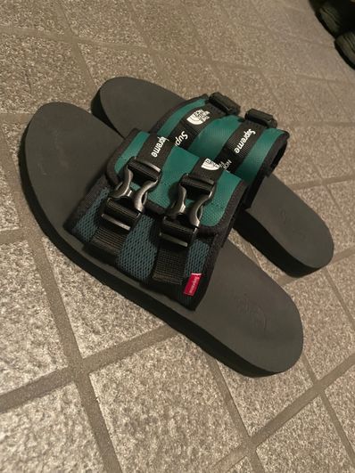 The North Face × Supreme Trekking Sandal "Green/Black"