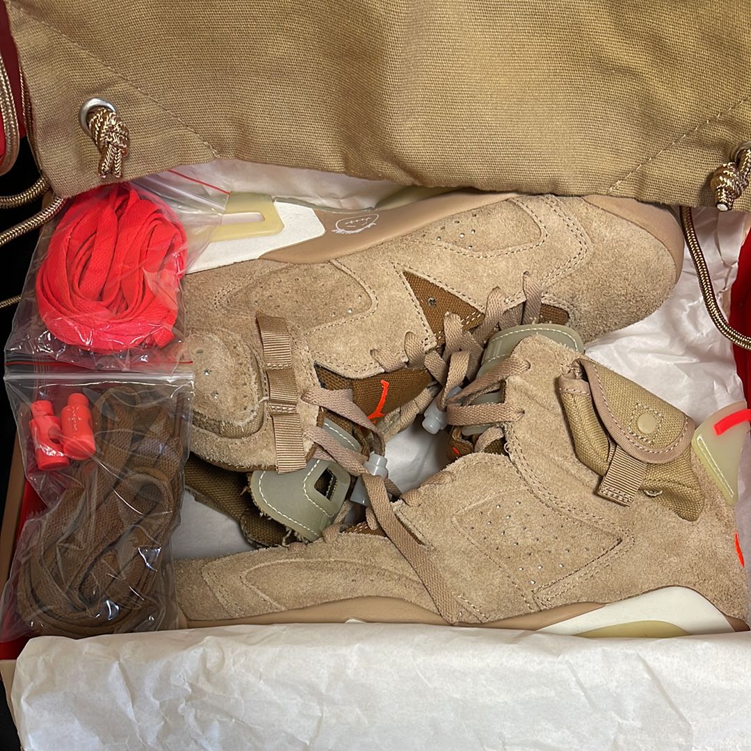 Travis Scott × Nike Air Jordan 6 "British Khaki"