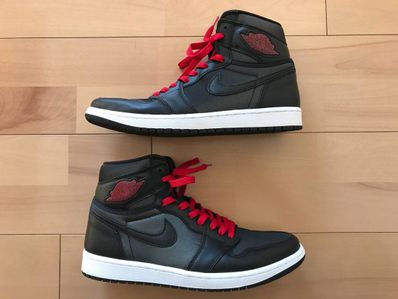 Nike Air Jordan 1 Retro High OG "Black/Metallic Silver/Gym Red"