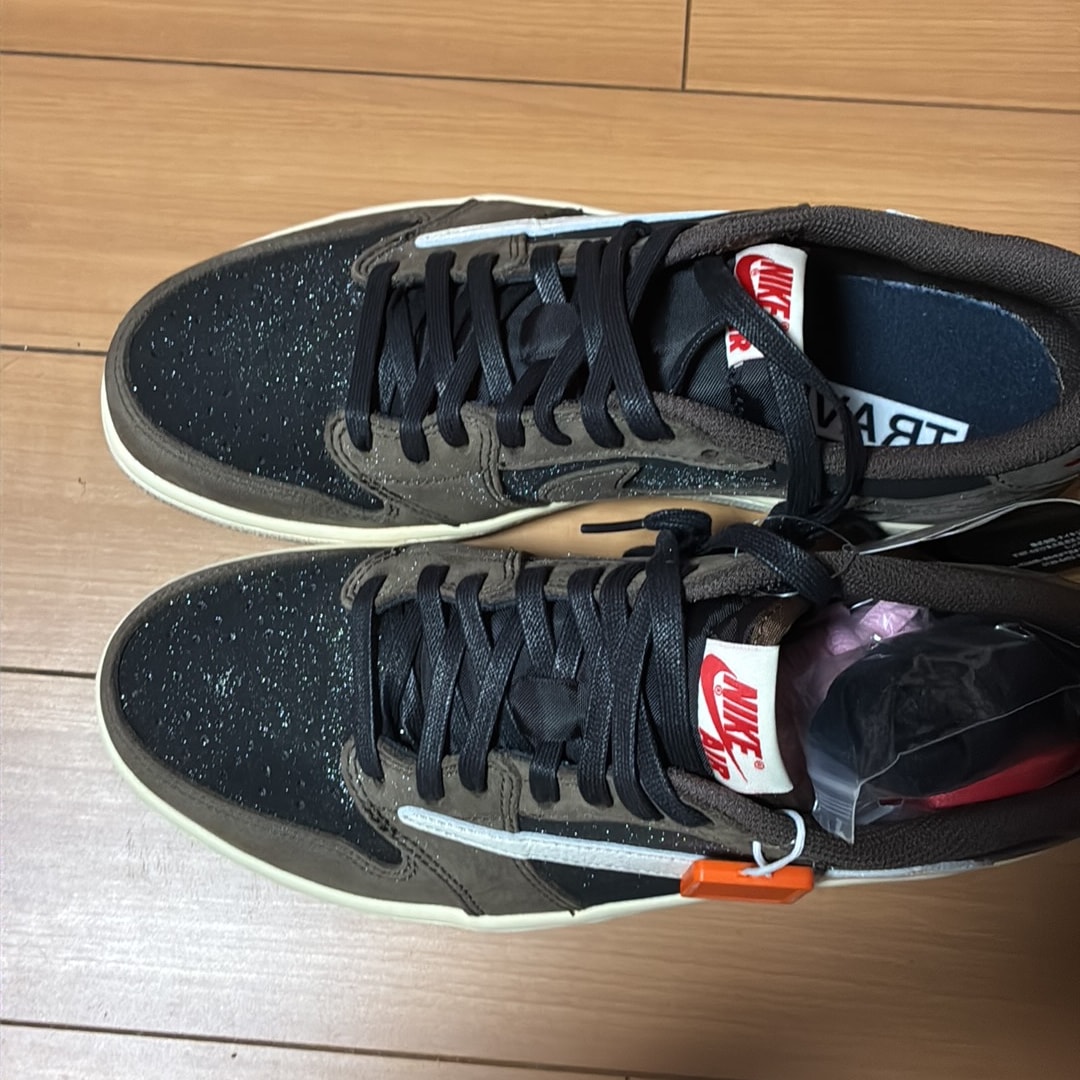 Travis Scott × Nike Air Jordan 1 Low OG SP-T "Black/Dark Mocha"