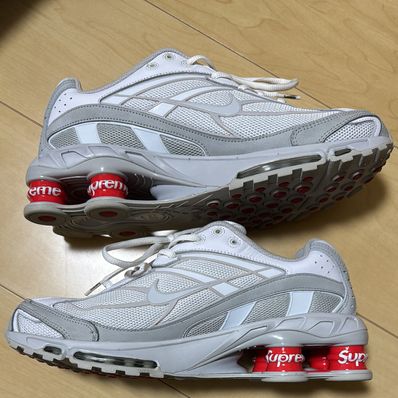 Supreme × Nike Shox Ride 2 "White/Grey Fog/Flat Platinum"