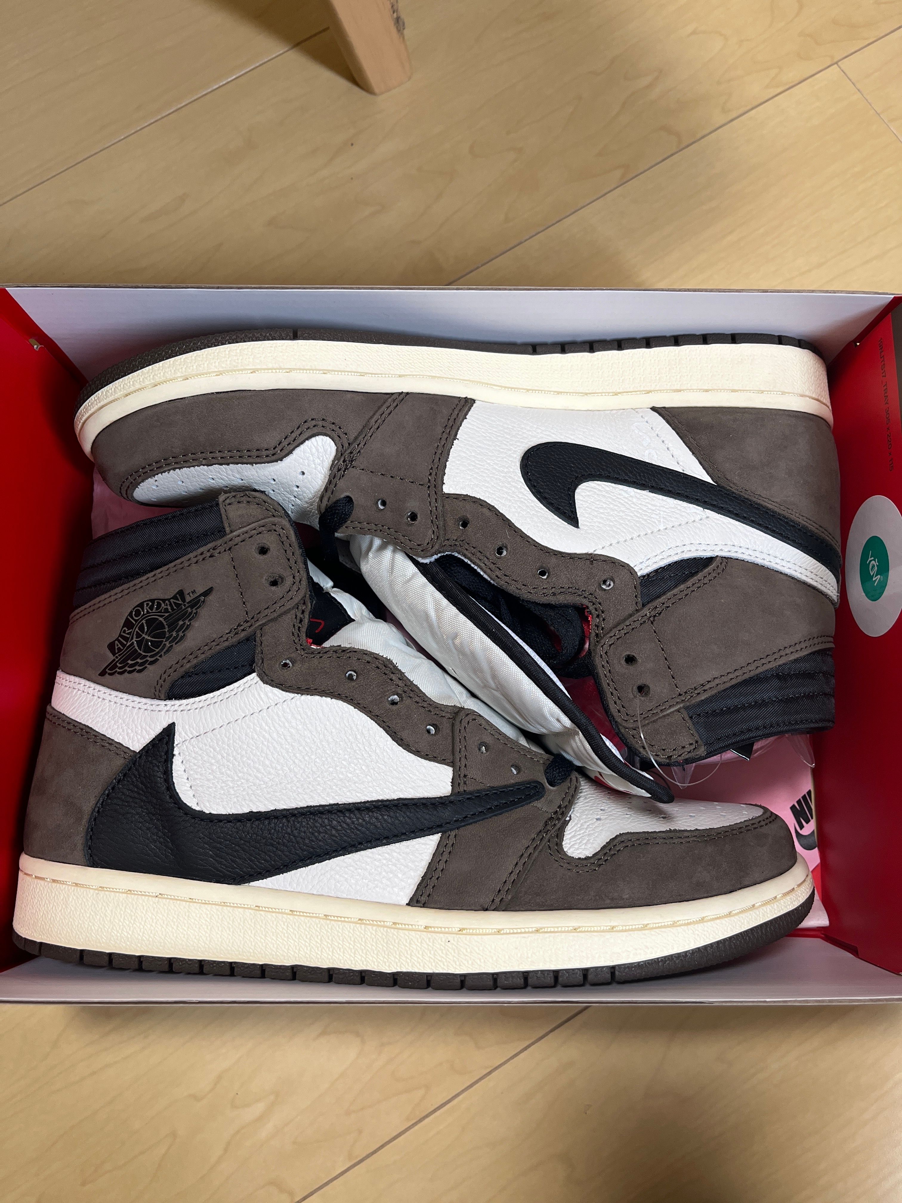 Travis Scott × Nike Air Jordan 1 Retro High OG TS SP "Sail/Dark Mocha"
