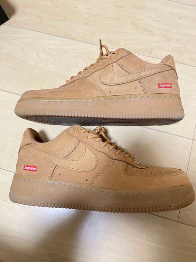 Supreme × Nike Air Force 1 Low "Flax/Wheat"