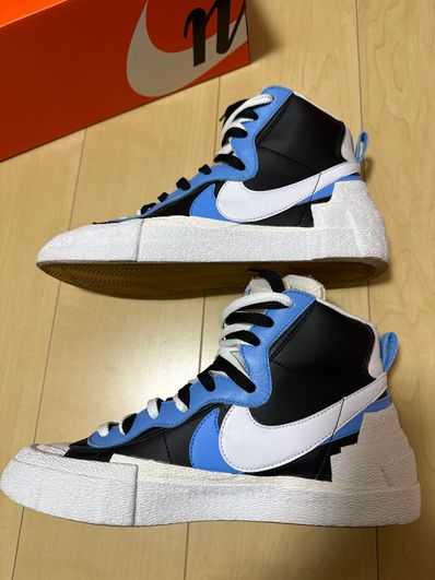 sacai × NIKE BLAZER MID "BLACK / BLUE"