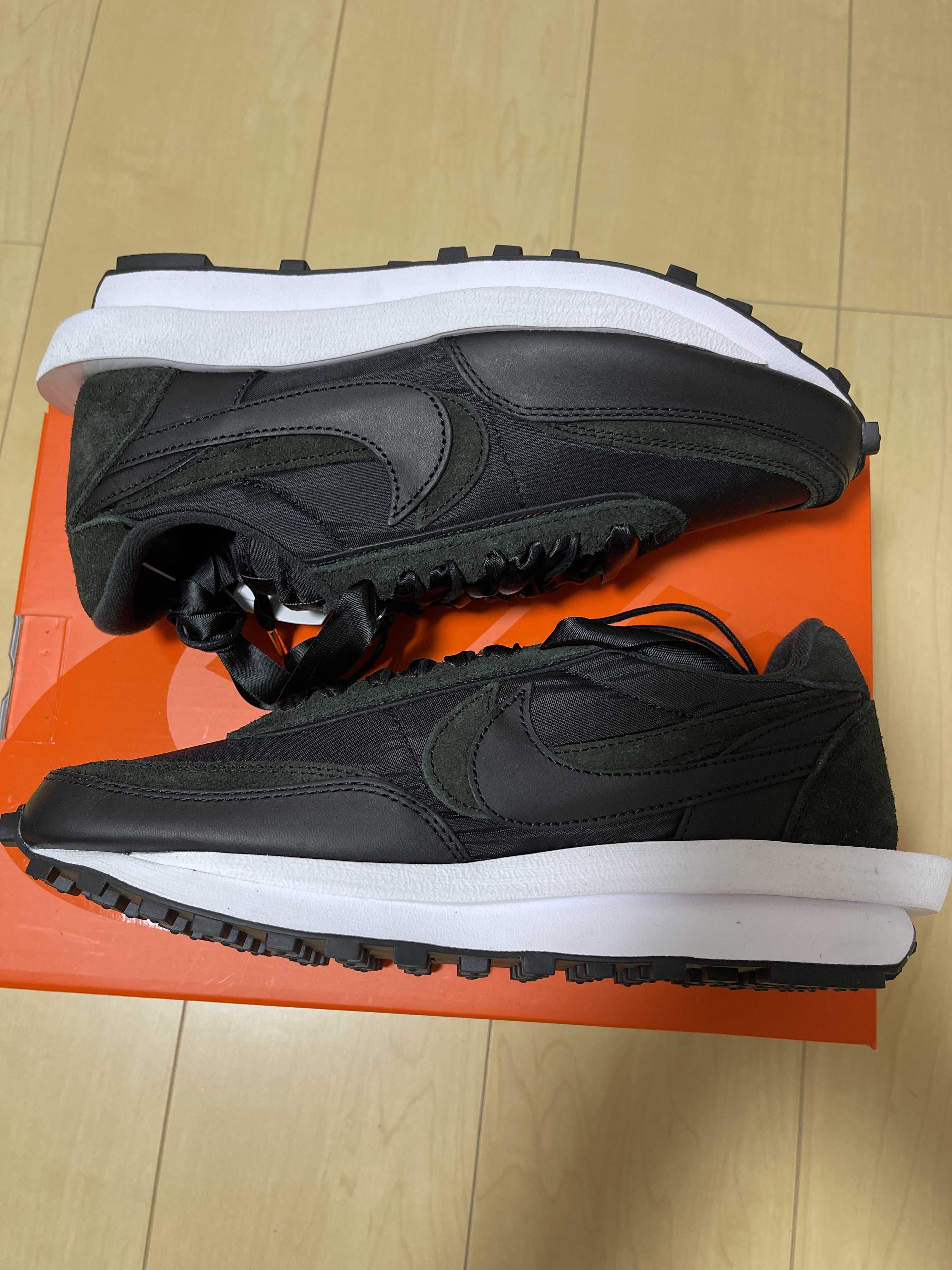 sacai × Nike LDV Waffle "Triple Black"