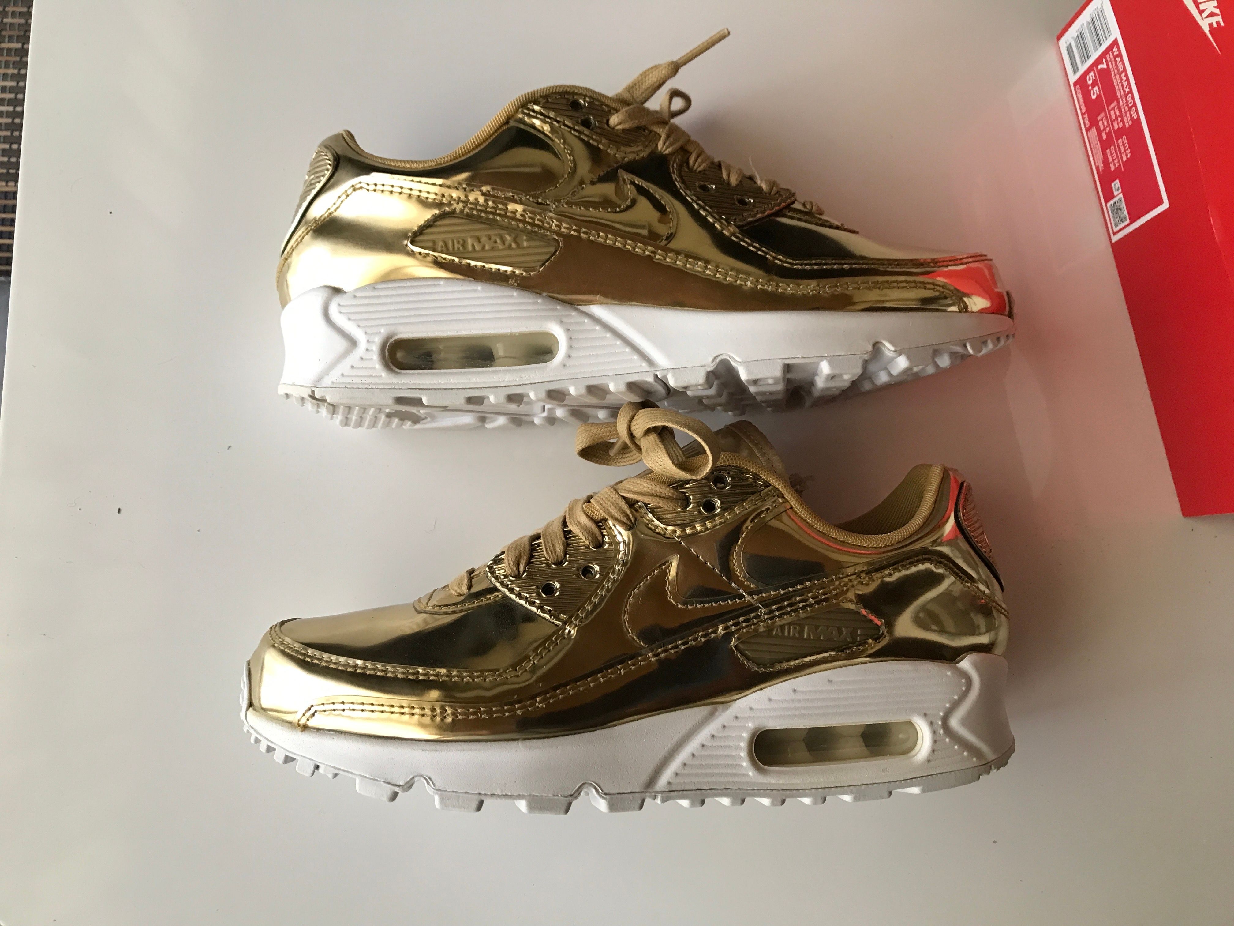 Nike Women's Air Max 90 "Metallic Gold"