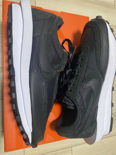 sacai × Nike LDV Waffle "Triple Black"