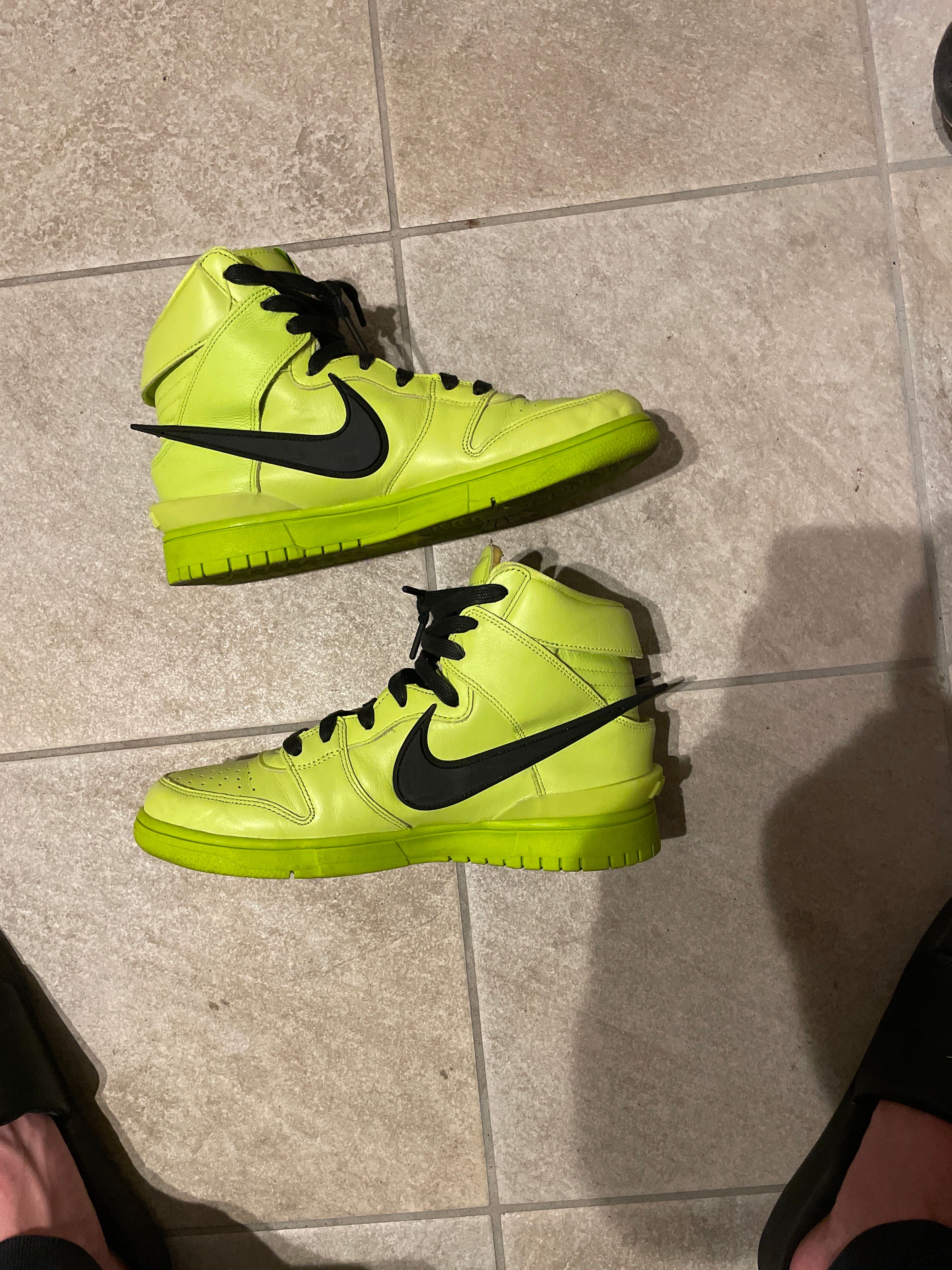 AMBUSH × NIKE DUNK HIGH "FLASH LIME"