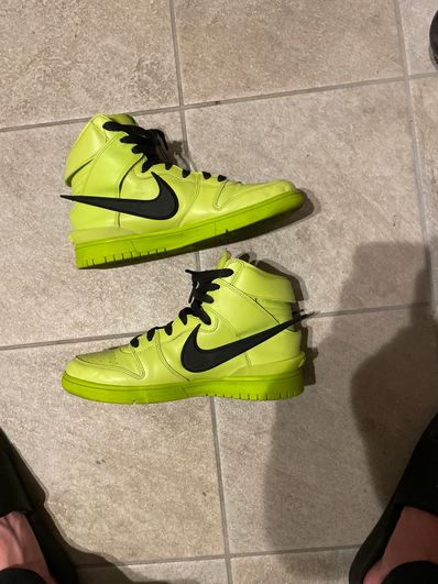 AMBUSH × NIKE DUNK HIGH "FLASH LIME"