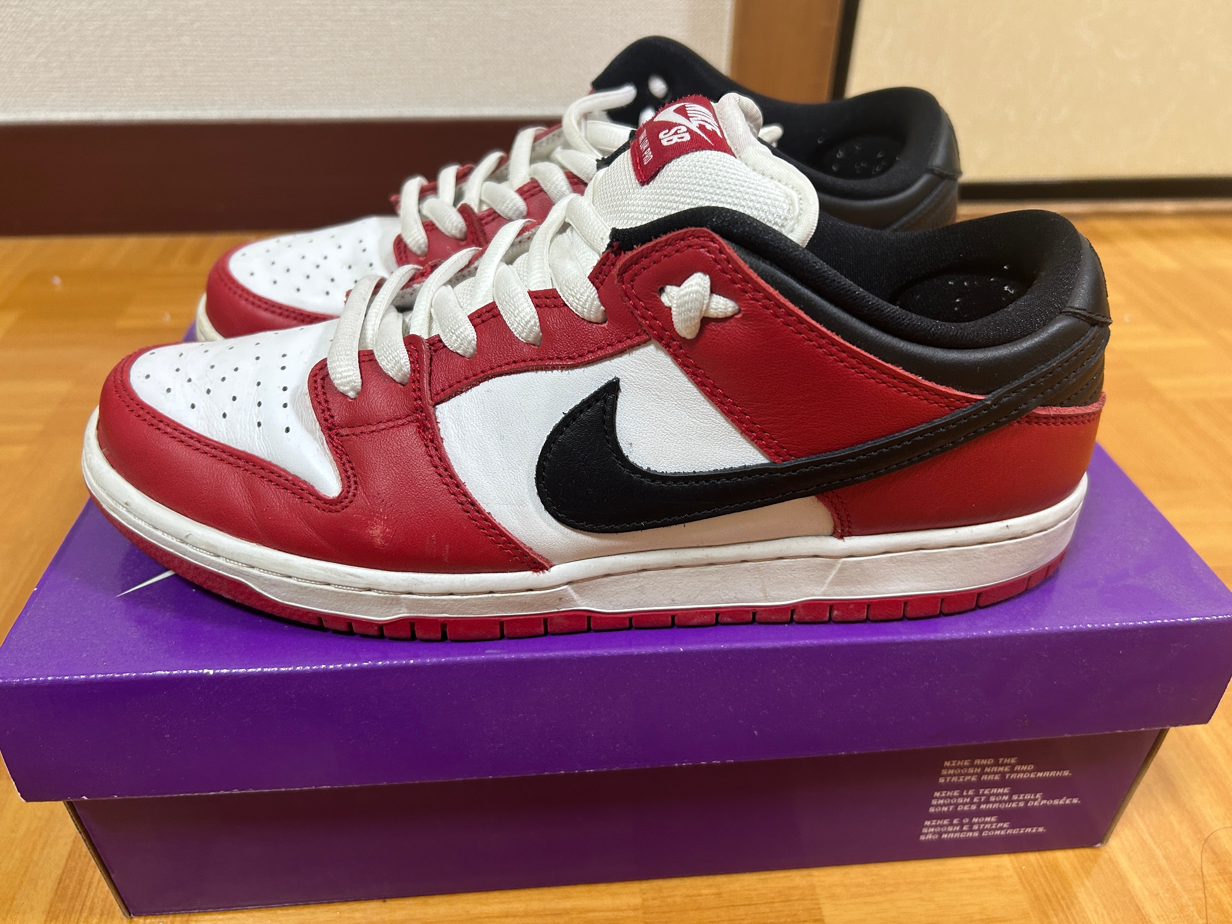 Nike SB Dunk Low Pro "J-Pack Chicago/Varsity Red and White"