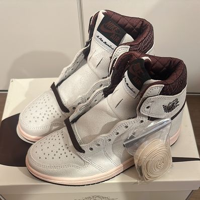 A Ma Maniere × Nike Air Jordan 1 Retro High OG "Sail and Burgundy"
