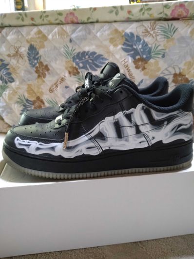 Nike Air Force 1 Low "Black Skeleton"