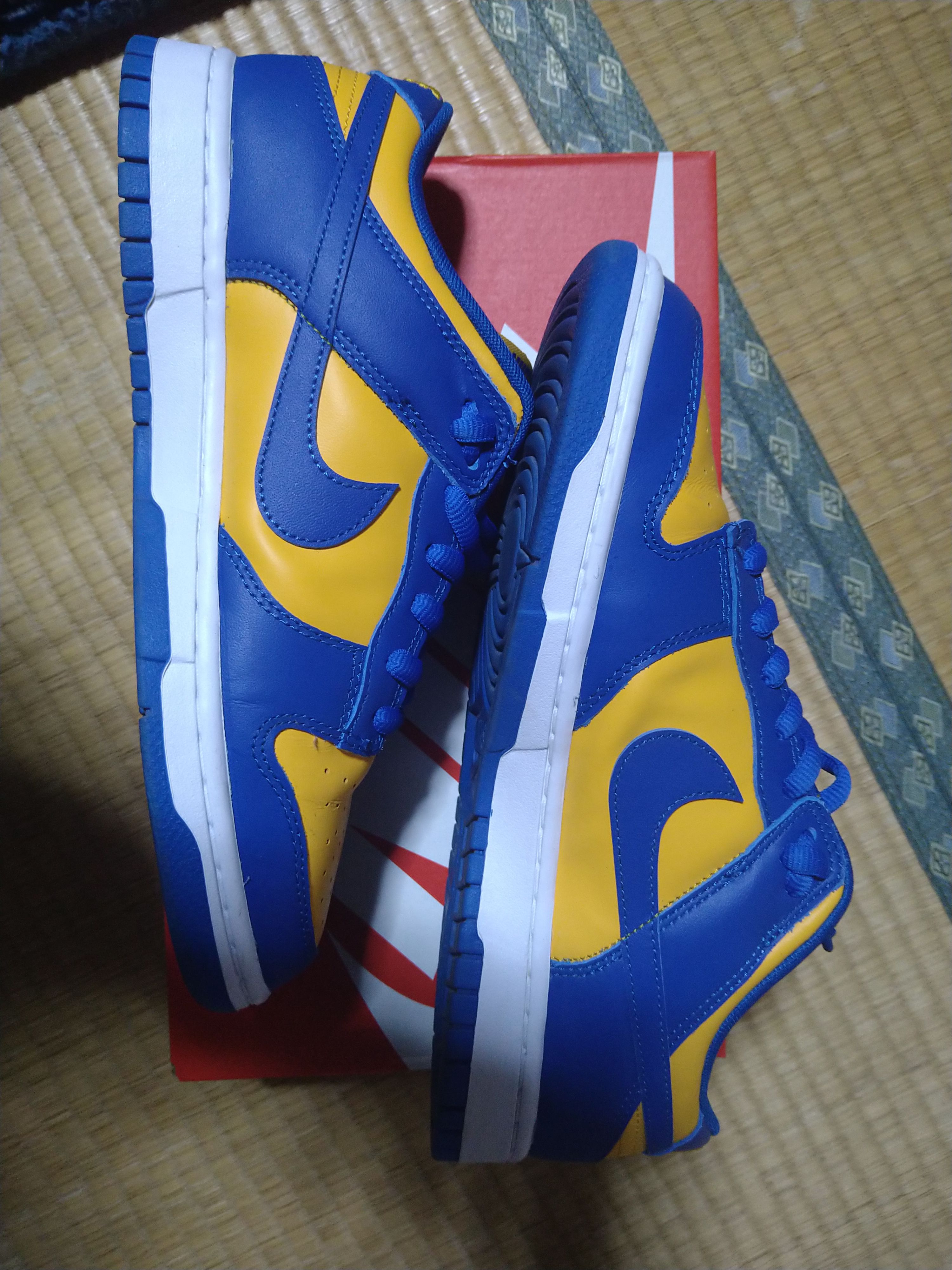 Nike Dunk Low "Blue Jay and University Gold"