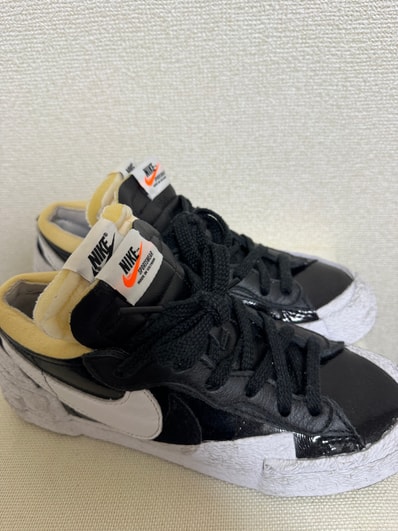 sacai × Nike Blazer Low "Black Patent Leather"