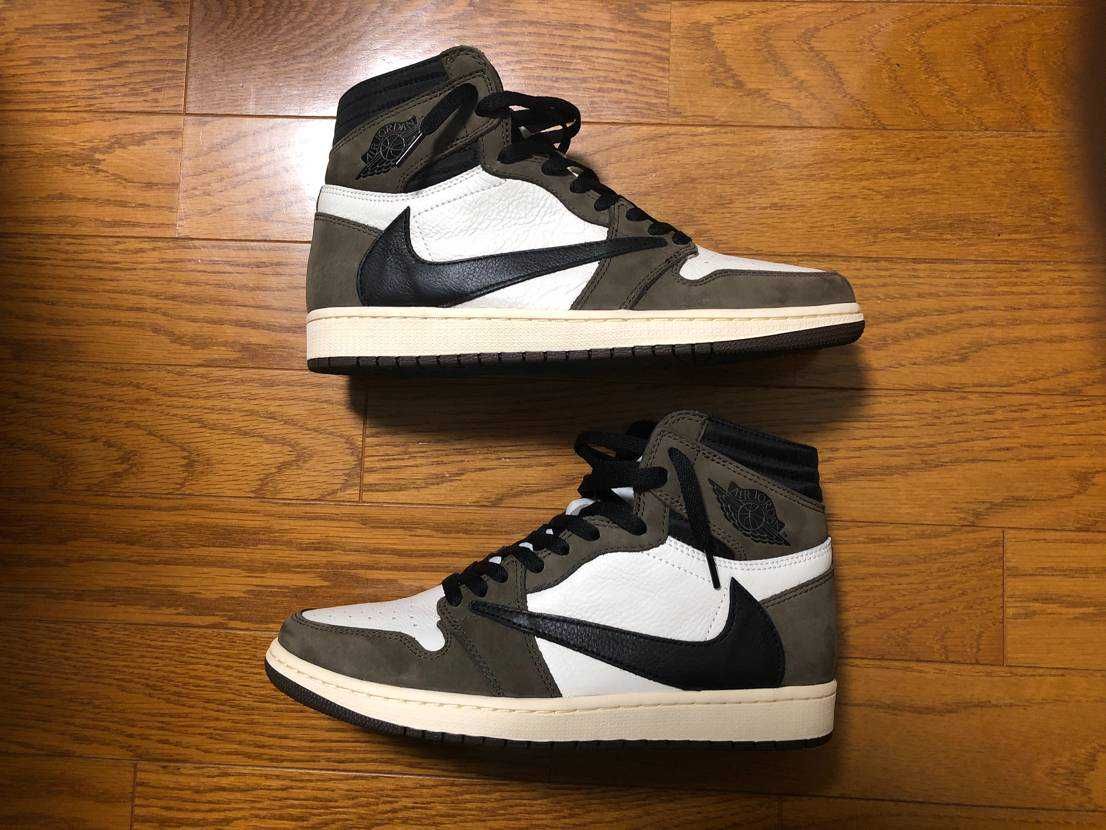 Travis Scott × Nike Air Jordan 1 Retro High OG TS SP "Sail/Dark Mocha"