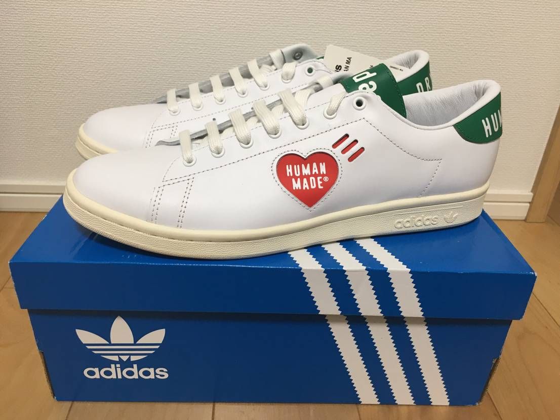 HUMAN MADE × adidas Stan Smith "Footwear White/Green"