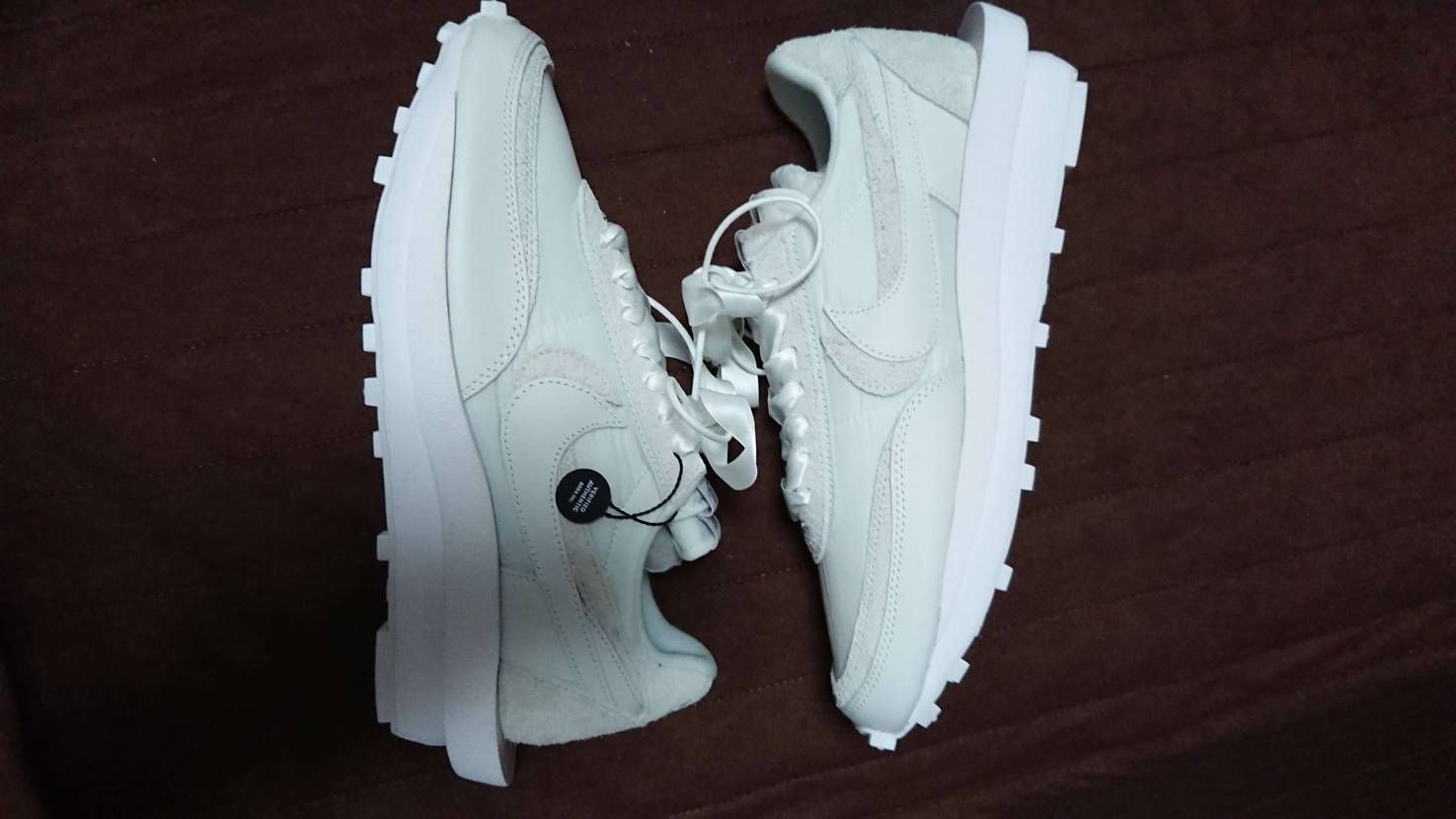 sacai × Nike LDV Waffle "Triple White"