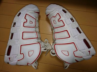 NIKE AIR MORE UPTEMPO "WHITE/VARSITY RED" (2021)