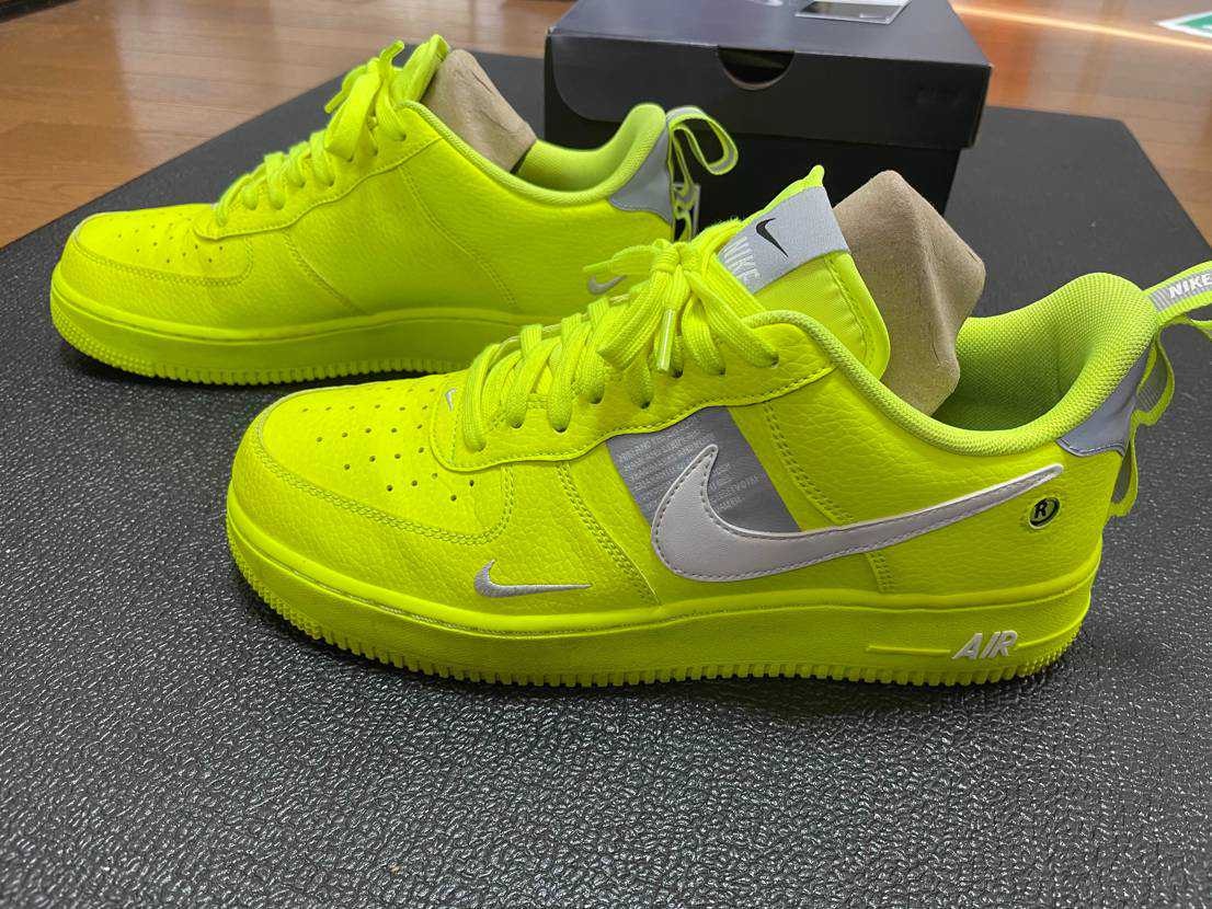 Nike Air Force 1 Low Utility "Volt/White/Black/Wolf Grey"
