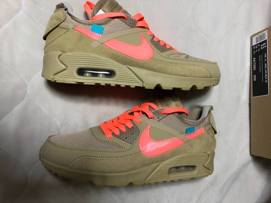 Off-White × Nike Air Max 90 "Desert Ore"