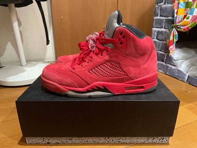 Nike Air Jordan 5 Ratro "Red Suede"