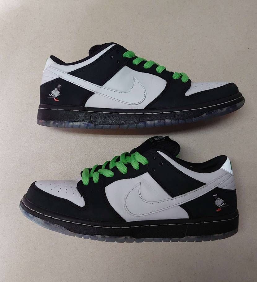 STAPLE × Nike SB Dunk Low "Pigeon Black/White"